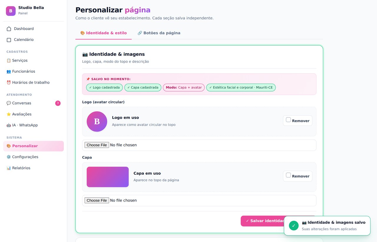 Personalização da marca
